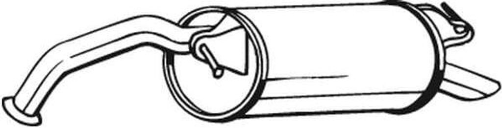 Bosal Endschalldämpfer 228-043