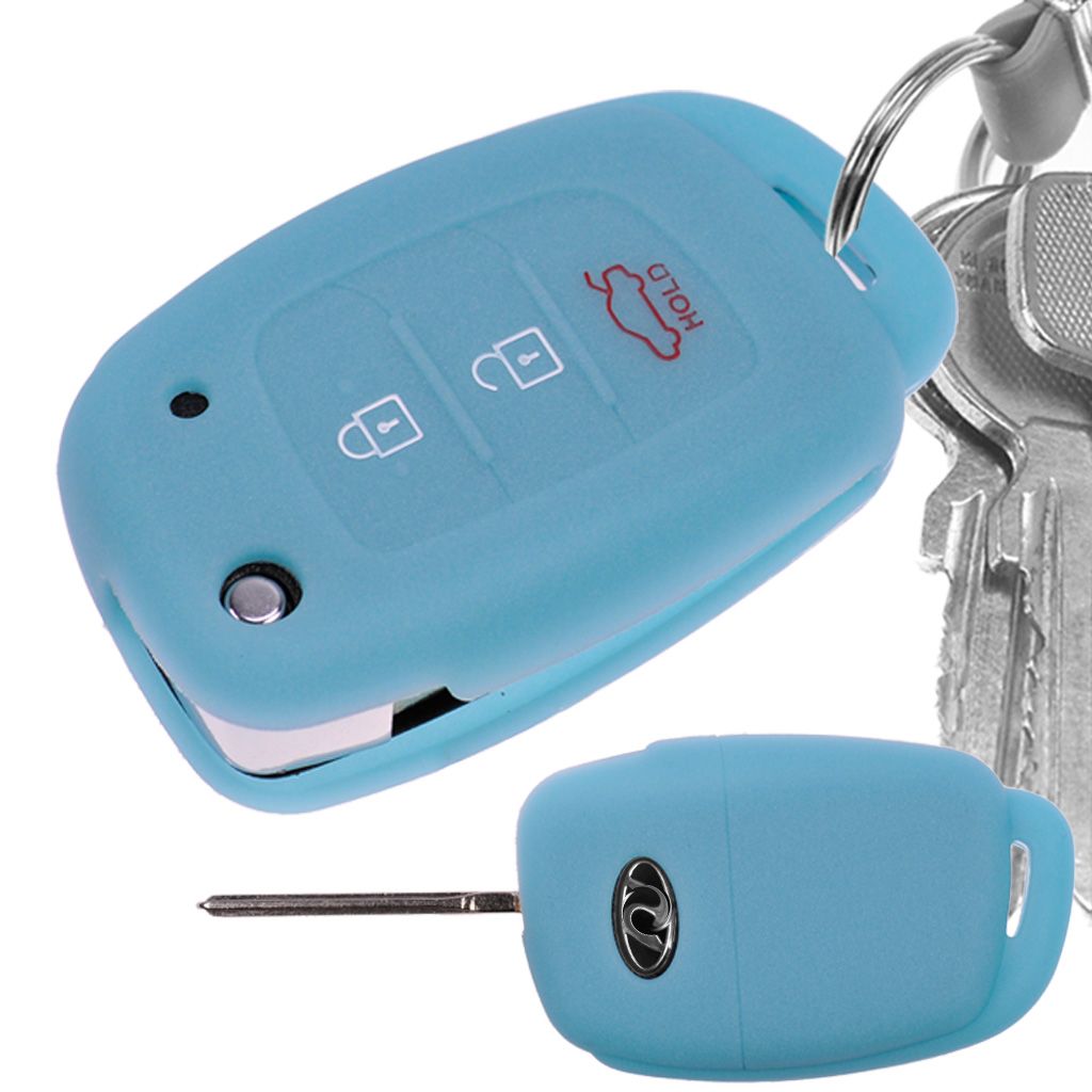 Gehäuse Hülle Schlüssel für Hyundai i10 i20 i40 ix35 Santa Fe Tucson IONIQ  Accen