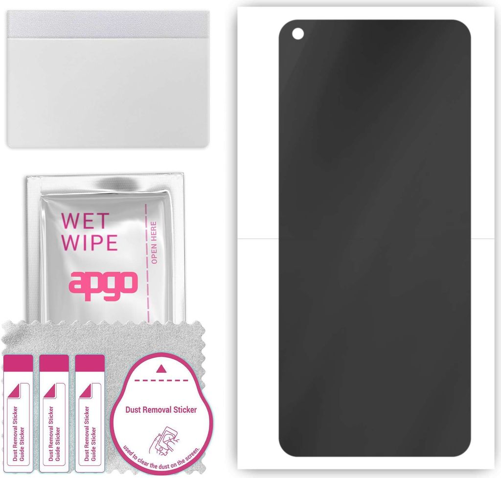 apgo Hydrogel Blickschutzfolie, Matt, kompatibel mit Oppo F21s Pro 5G, Privacy Displayschutzfolie, Schutzfolie mit Positionierhilfe, Anti-Spy, krat...