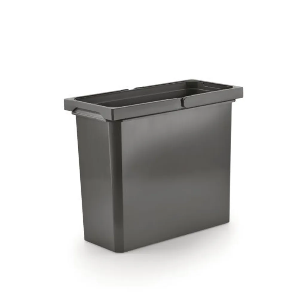 Seau de rechange 16 litres Cox anthracite pour poubelle de cuisine