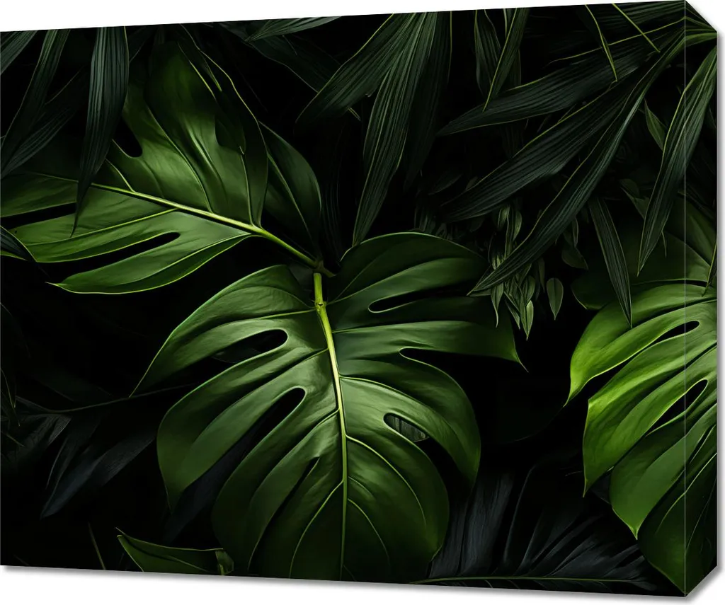 Quadro 60x50cm Sussurro Verde - Arte Astratta su Tela per Interni Moderni