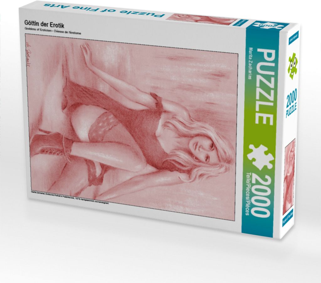 CALVENDO Puzzle Göttin der Erotik 2000 Teile Puzzle hoch | 2000 Teile Lege-Größe 90x67cm Foto-Puzzle für glückliche Stunden
