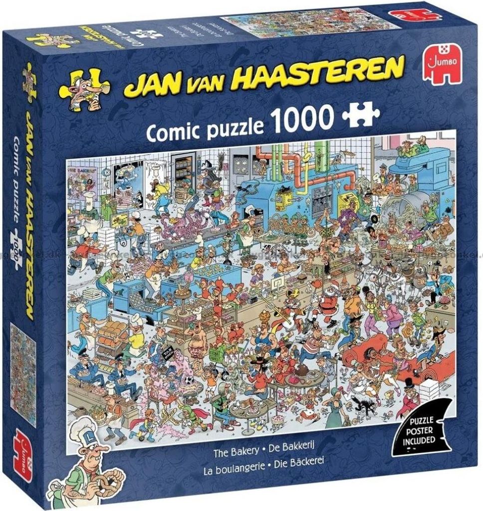 Jan van Haasteren, La boulangerie, puzzle de 1000 pièces Image du produit 
