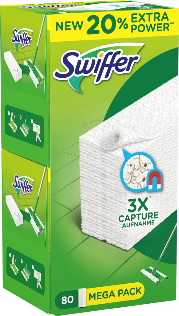 Ściereczki do podłóg Swiffer suchy wkład Mega Pack 72 Zdjęcie produktu
