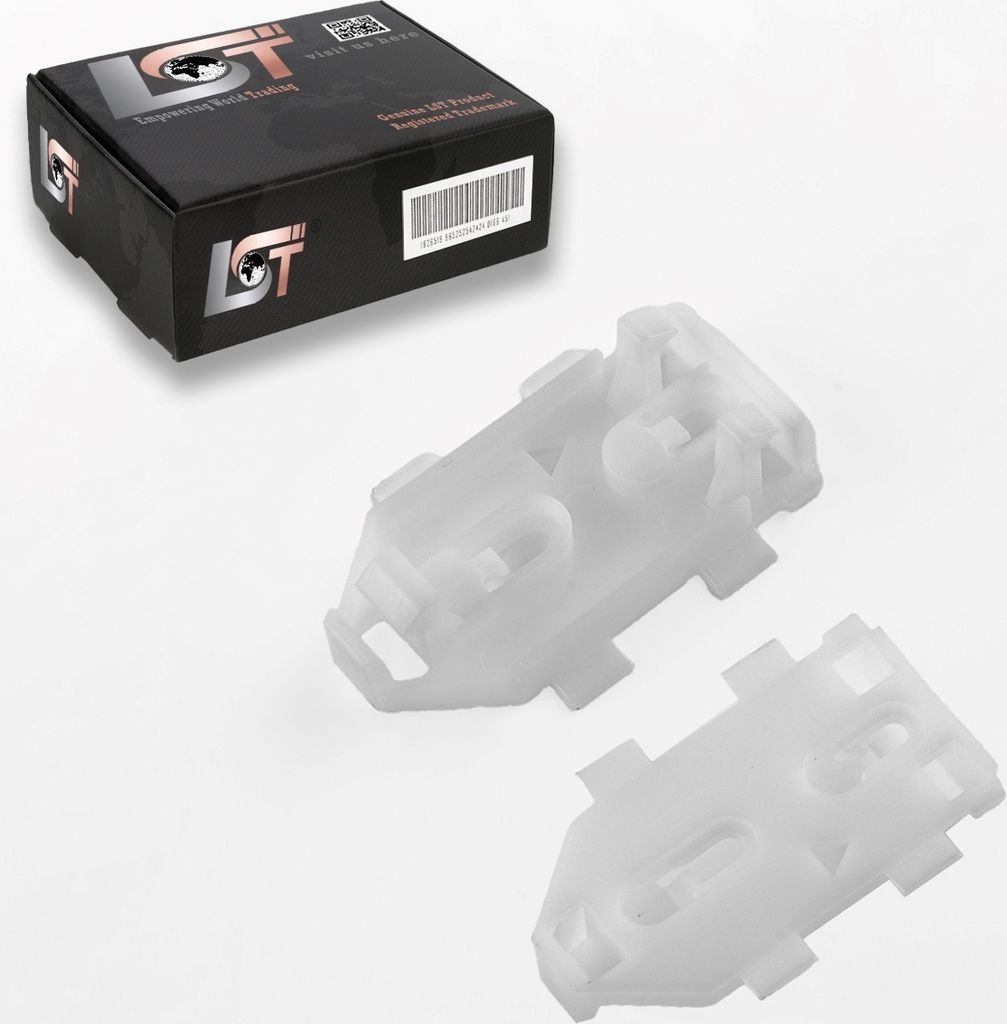 2x Zierleiste Blende unter Abschluss Heckklappe Klammer Clips für OPEL ASTRA G