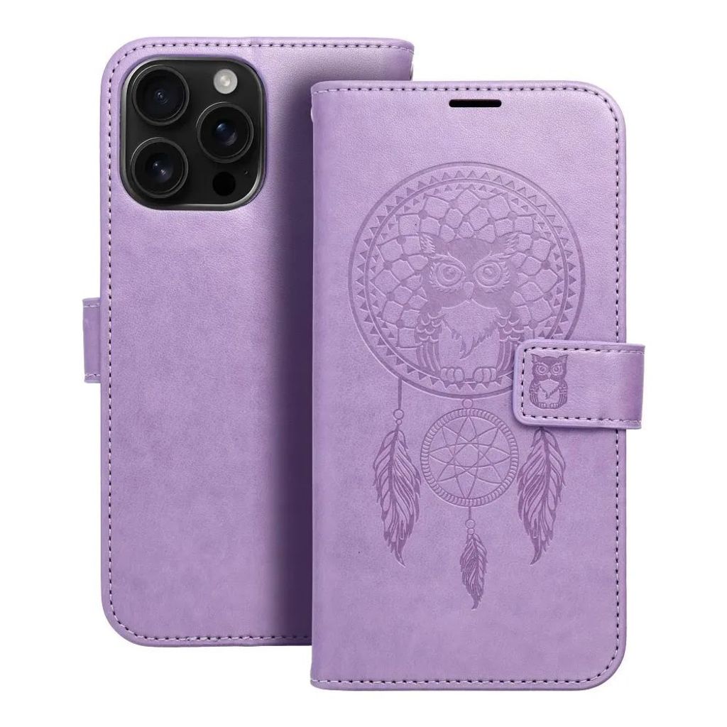 MEZZO Book Holster passend für IPHONE 16 Pro Max Traumfänger lila
