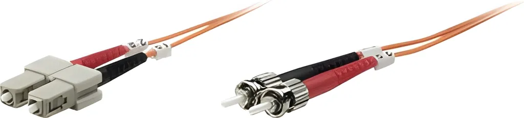 Câble fibre optique Intellinet 515795 ST vers SC OM1 Multimode 2m