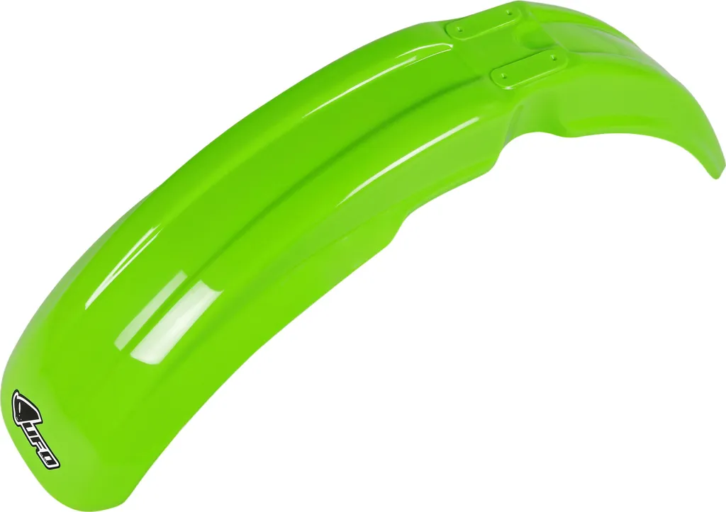 Garde-boue avant moto vert OEM UFO PLAST plastique haute densité