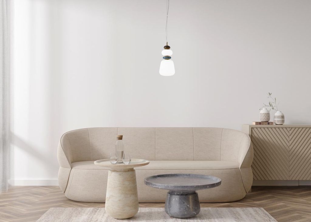 Italux Evans LED Hängeleuchte Gold, 12W, 3000K