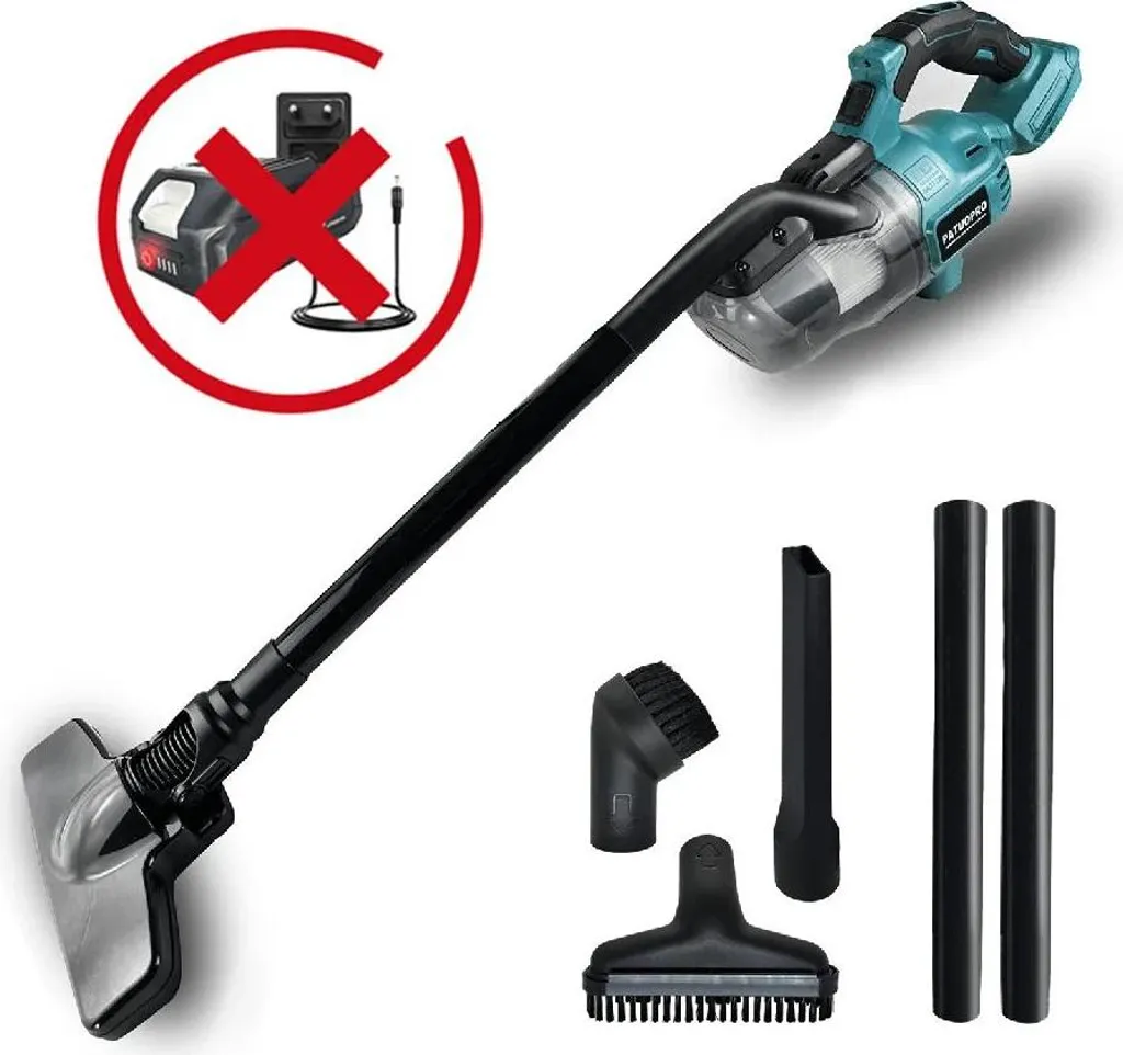 Aspirateur sans fil avec accessoires polyvalents et aspiration cyclonique