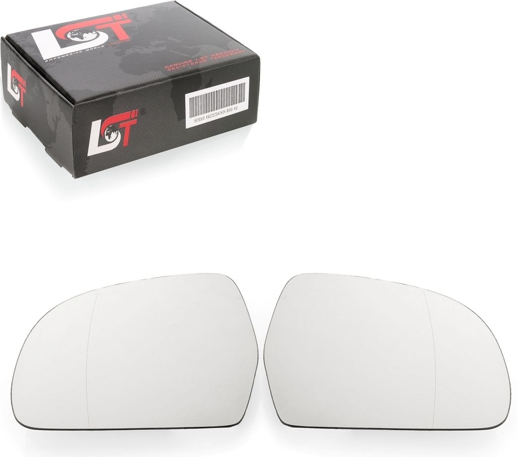 2x Glas Außenspiegel zum Kleben asphärisch Set für Skoda Octavia II 1Z Superb II