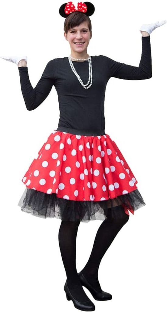 Oblique Unique Damen Maus Mouse Kostüm - Rock + Kette + Produktbild 