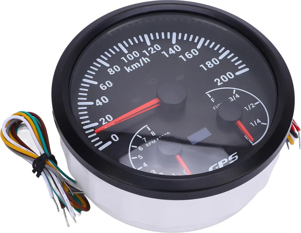 Tachimetro GPS 110mm 200km/h Multifunzione Barca e Camion CXA097B