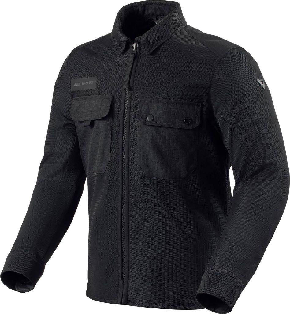 Revit Overshirt Tracer Air 3 Überhemd Schwarz L