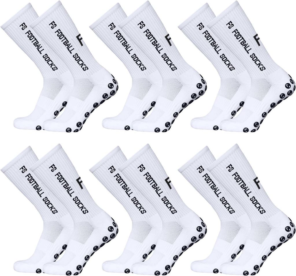 Fußballsocken 6 Paar-Pack Sportsocken Rutschfeste Produktbild 