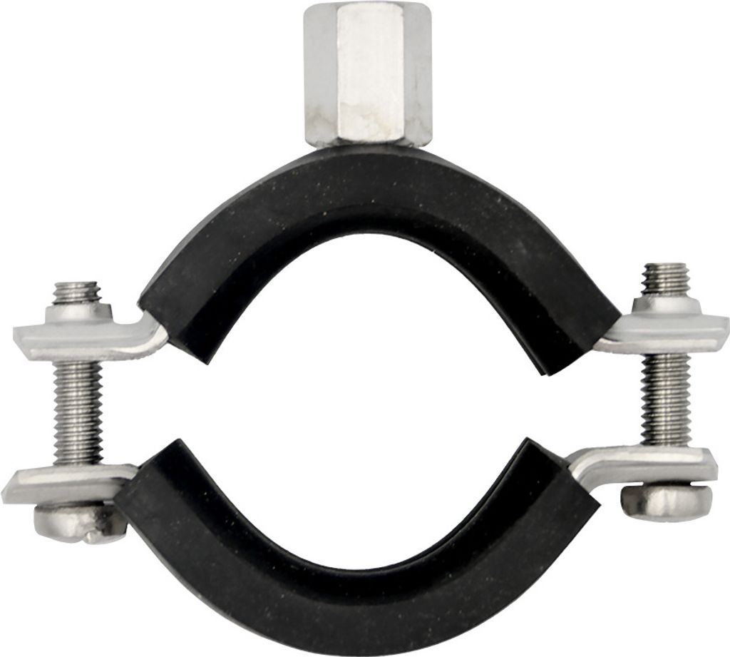 Edelstahl Rohrschelle 31-38 mm 1 Zoll V4A Schraubrohrschelle