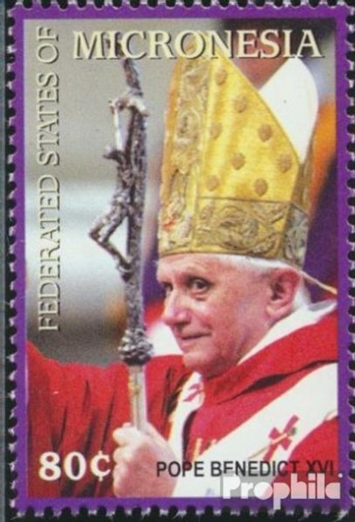 Briefmarken Mikronesien 2005 Mi 1702 (kompl.Ausg.) postfrisch Wahl von Papst Benedikt XVI.