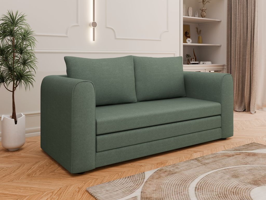 Arelis Schlafsofa mit Bettfunktion - Grün