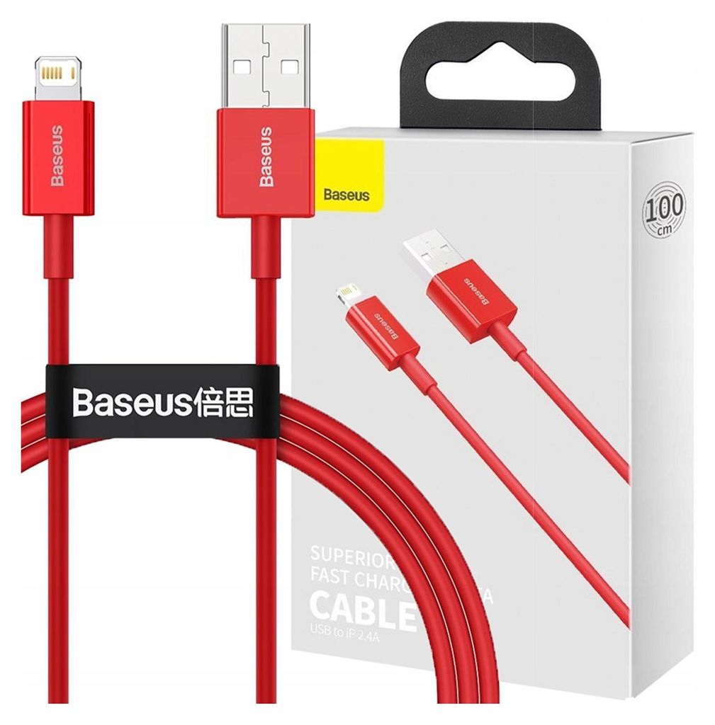 Cavo di ricarica rapida Baseus da USB-A a Lightning, 2,4 A, Immagine del prodotto 