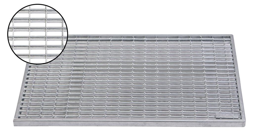 ACO Pressrost V-Stab Stahl Stahl, verzinkt, 60 x 40 cm Produktbild 