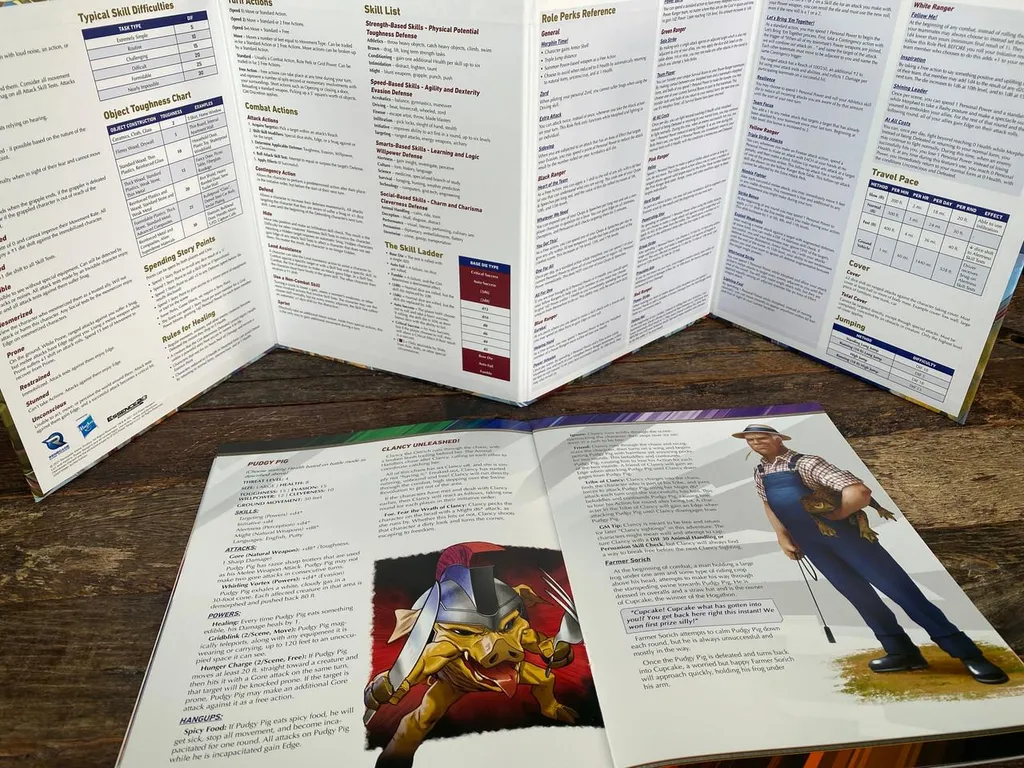 Power Rangers RPG GM Screen Glutton for Punishment avec Aide de Jeu - 3