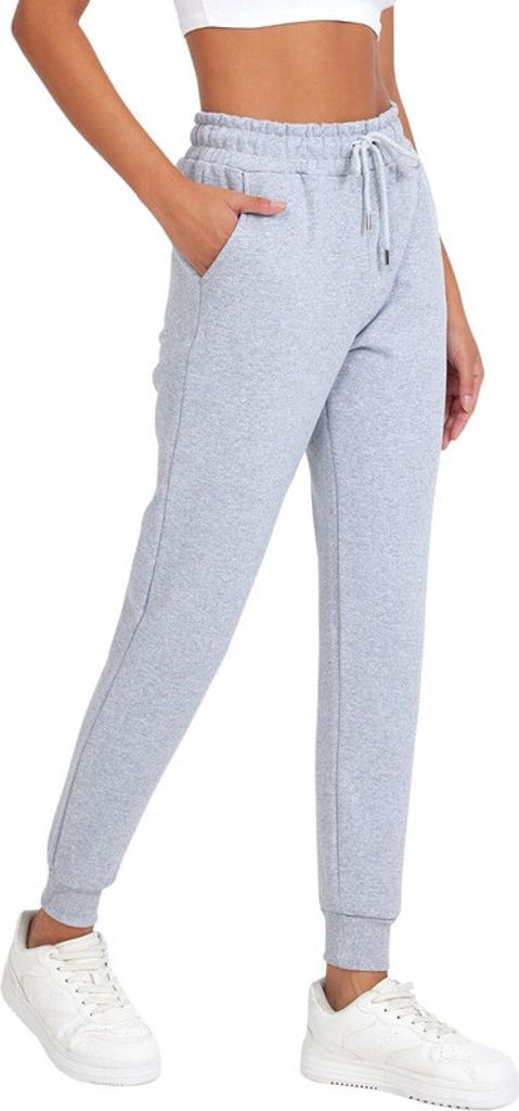 COMEOR Jogginghose Damen - Baumwolle Sporthose Lang, Trainingshosen, Frauen Freizeithosen, Sweatpants mit Regular Passform für Fitness, Yoga, Frei...