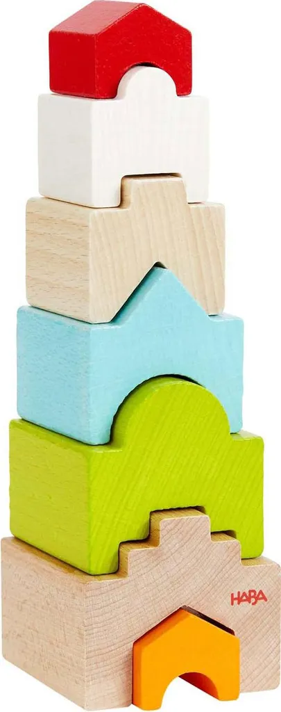 Jouet à empiler House on House Haba - Maison en bois pour tout-petits