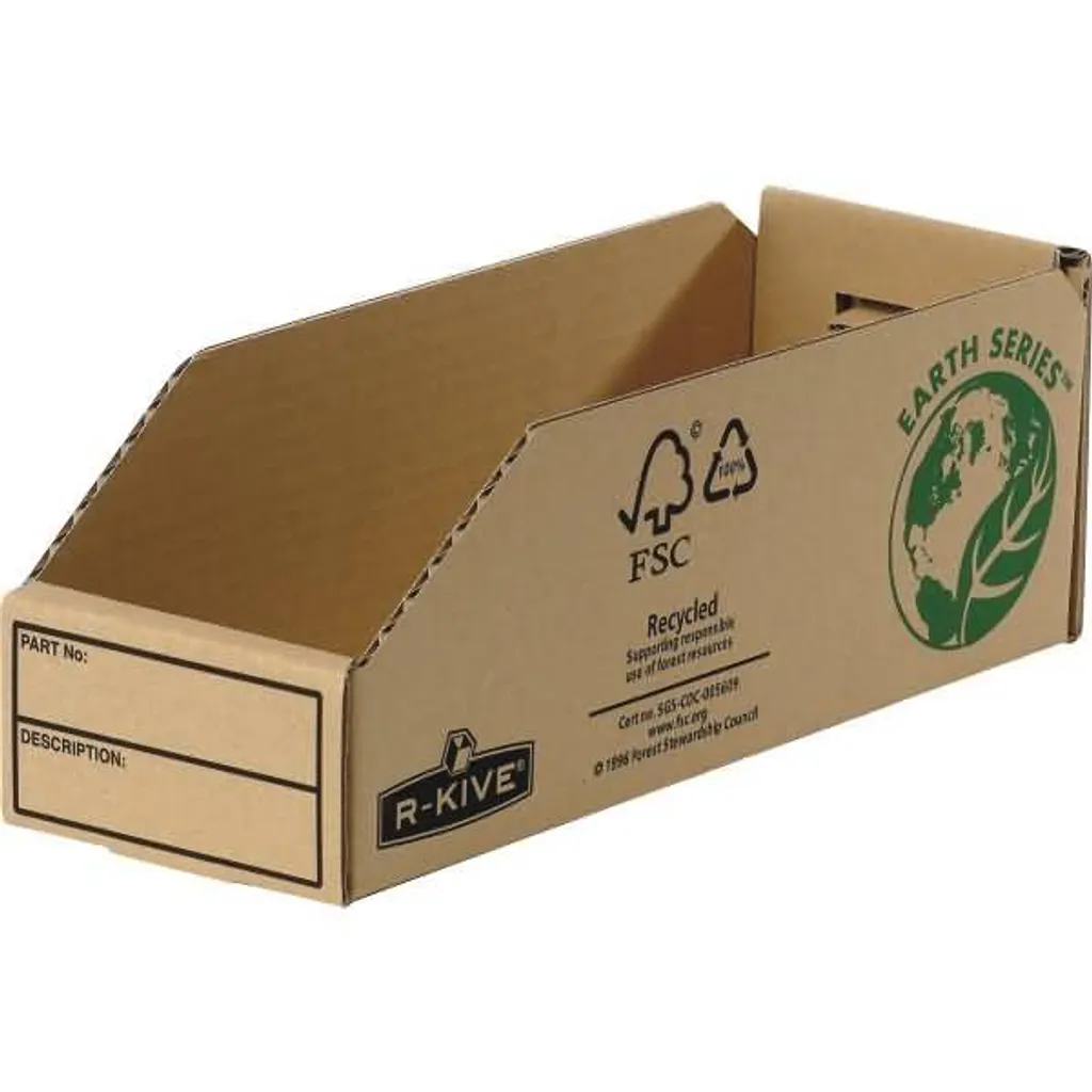 Boîte rangement Bankers Box pour petites pièces, 98mm, 10x Marron