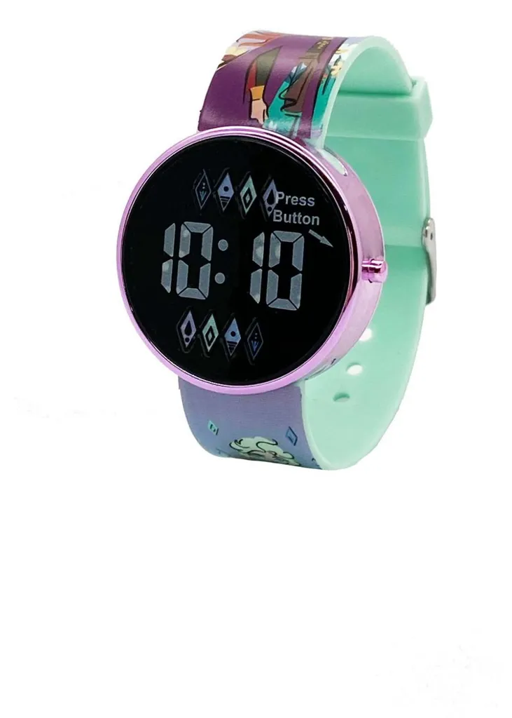 Montre LED Frozen à pile remplaçable, affichage digital lot de 3 unités