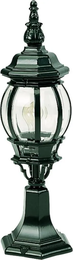 Balisage d'allées sécurisé Art Nouveau 58cm Lampe Extérieure Robuste