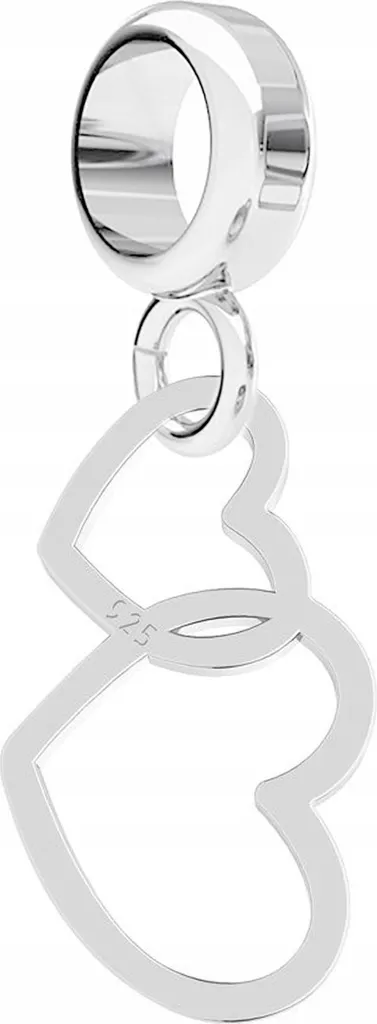 Collana Cuore Doppio Argento 925 - Simbolo di Legame Indissolubile