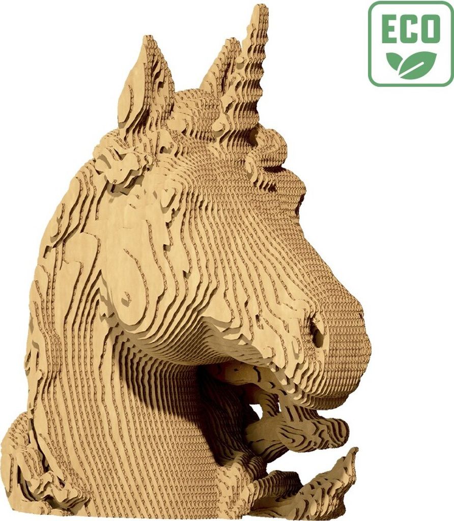 Casse-tête 3D en carton - Licorne Image du produit 