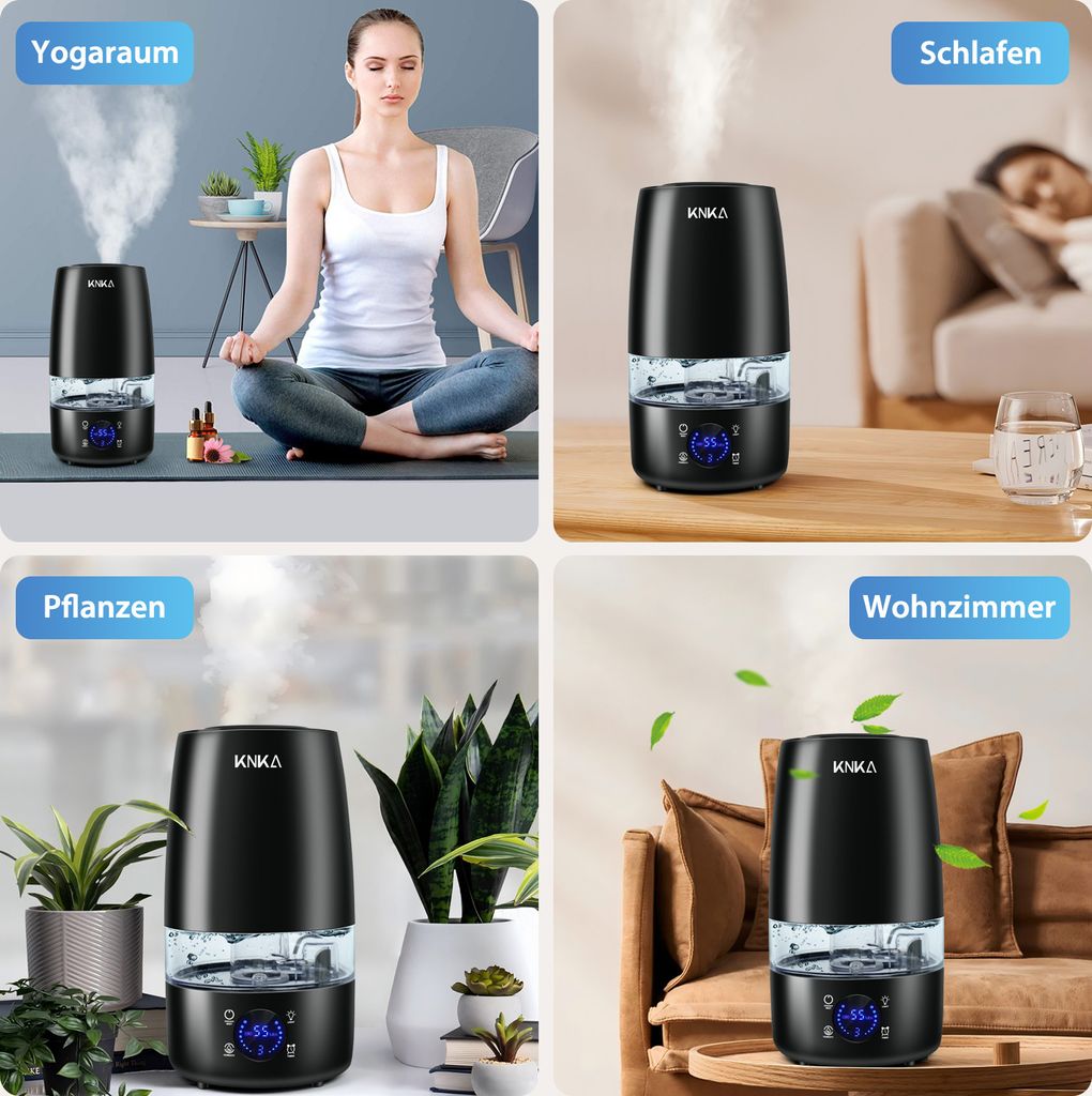 7MAGIC Luftbefeuchter Schlafzimmer, 4,5L Diffuser Produktbild 6