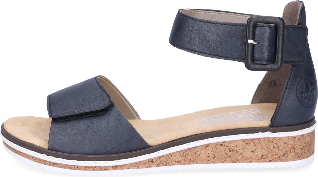 Rieker Damen Sandalen geschlossene Ferse Klettverschluss Produktbild 47