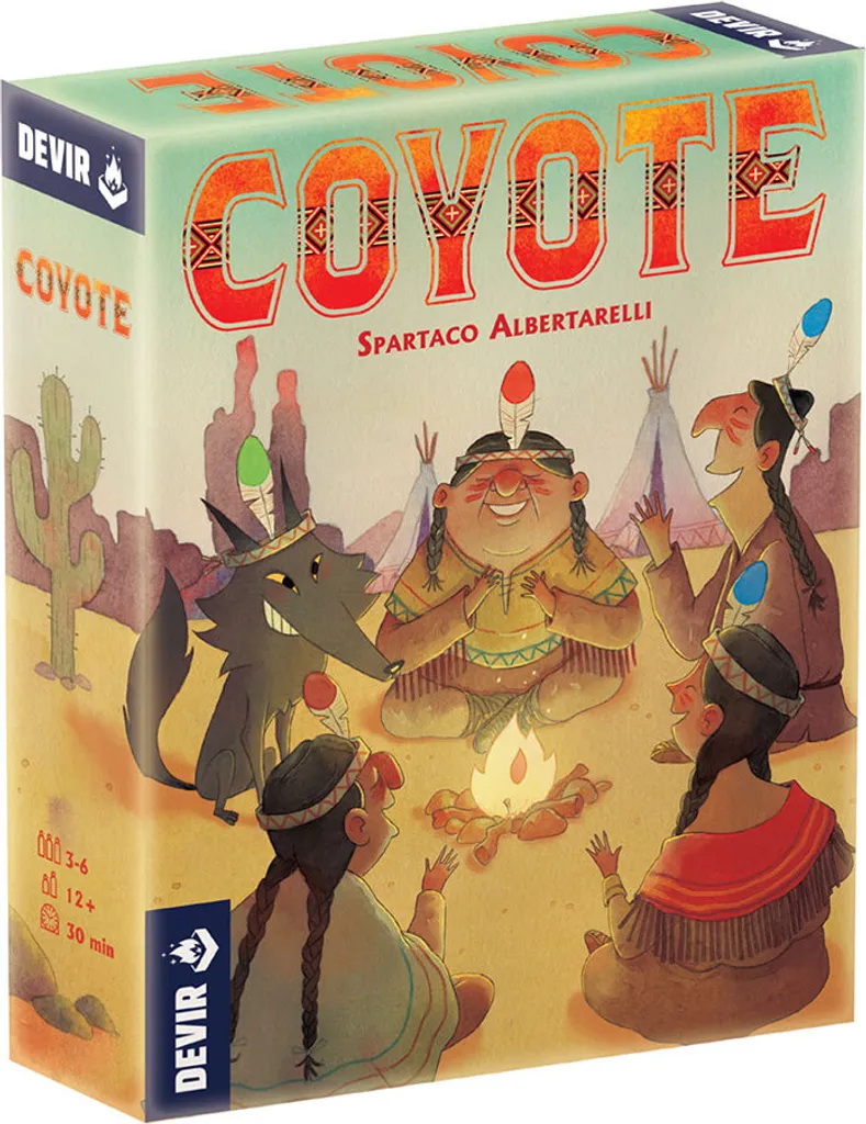 Coyote Devir Jeu de Société de Bluff avec Mécanique de Jeu Unique