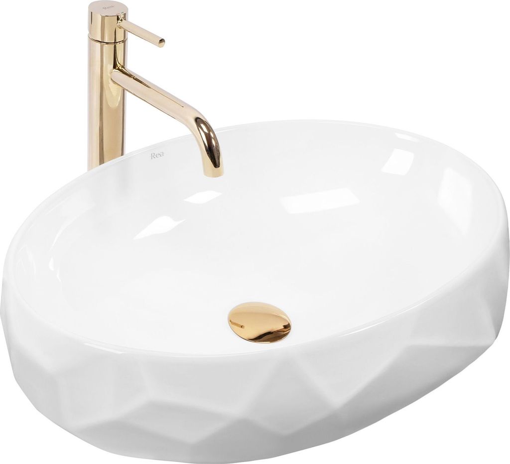 Rea Aufsatzwaschbecken Maya White Produktbild 