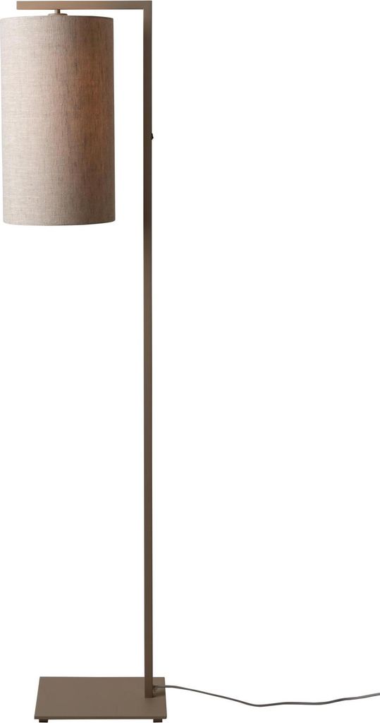 it's about RoMi - Stehleuchte Boston - Braun - 30x25x160cm für Wohnzimmer, Schlafzimmer