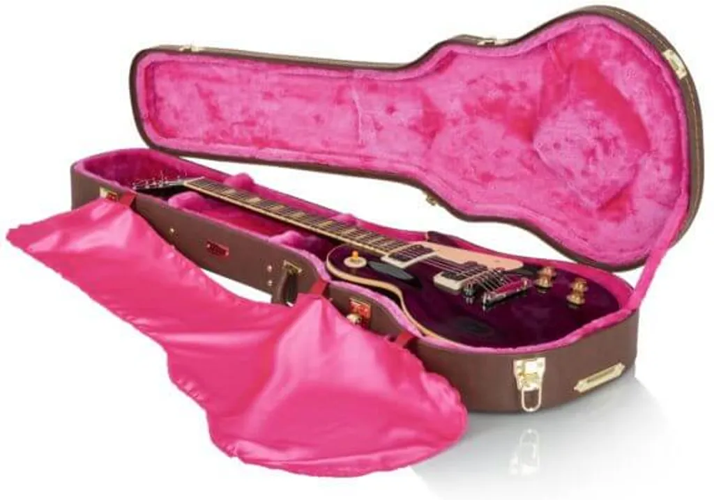 Étui pour Guitare Électrique Single Cut en Bois Marron Gator GW-LPS