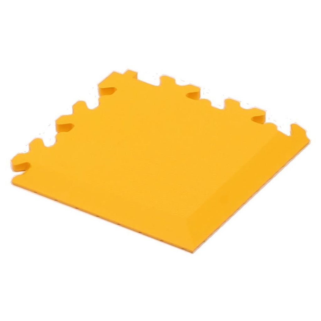 Bodenfliesen -Ecklistenzyklus 13.5x13.5 PVC Gelb