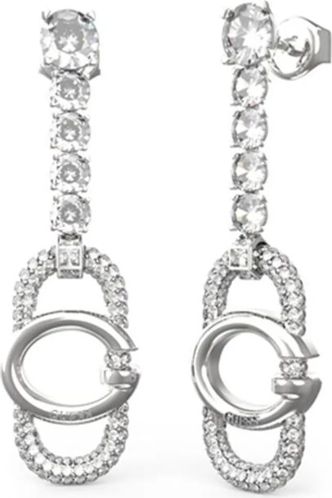 Boucles d'oreilles Guess argentées JUBE04507JWRHT-U, l'éclat pour vos soirées