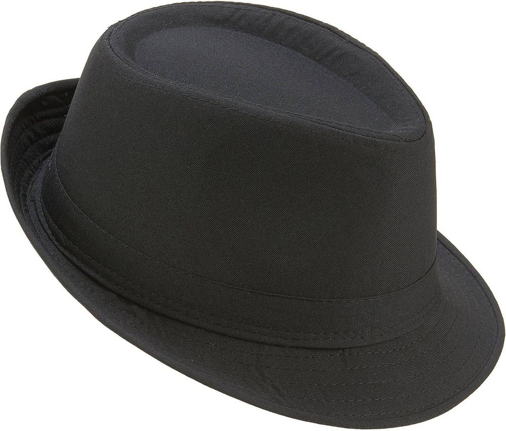 Schwarzer Borsalino Hut für Erwachsene Produktbild 