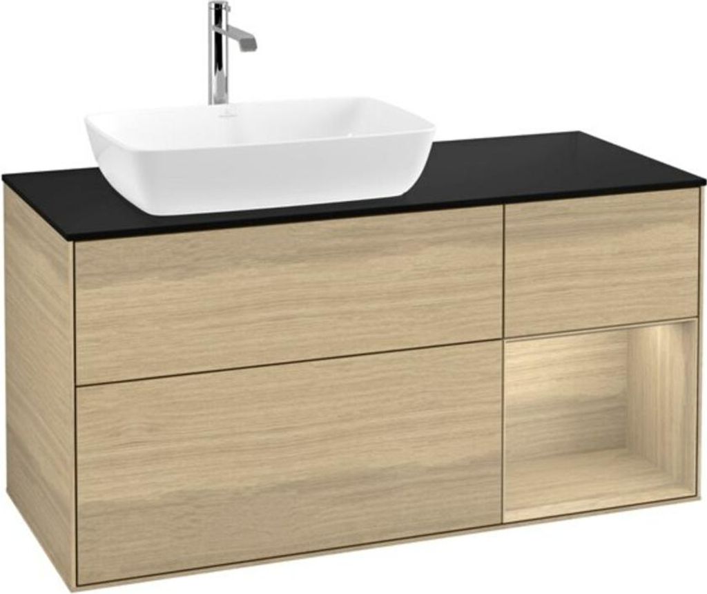 V&B Waschtischunterschrank Finion 120cm, Pl bla m, Reg Oa ven, Oa ven