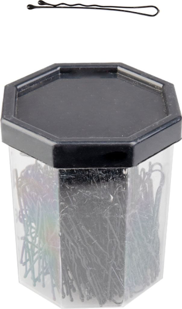 Friseurklammern E-62 150 Stück 4,9 cm – schwarz