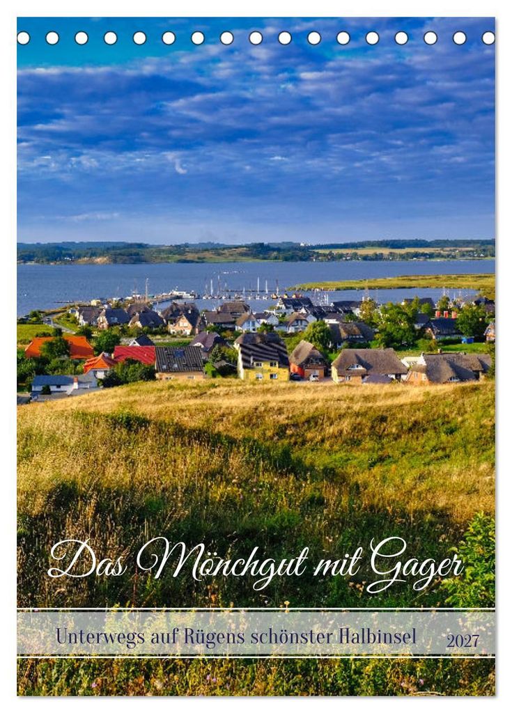 Das Mönchgut mit Gager (Tischkalender 2027 DIN A5 hoch), CALVENDO Monatskalender