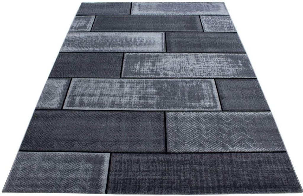 Ayyildiz Hali PLUS803008007BLACK, Teppich, Polypropylen (PP), Schwarz, Rechteck, 800 mm, 3000 mm