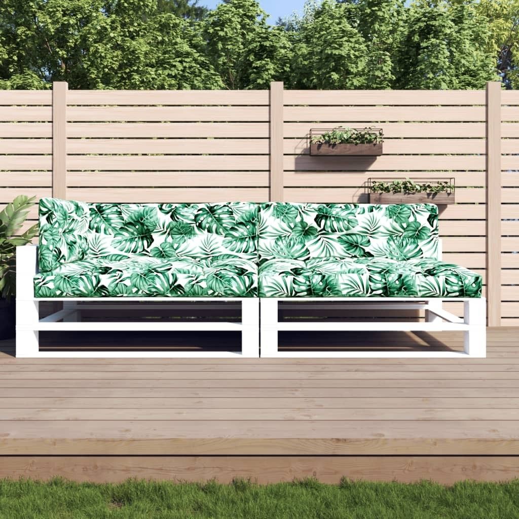 "2026 Promotion" Palettenkissen 5-tlg. Blattmuster Stoff - Gartenmöbelauflagen CC21915