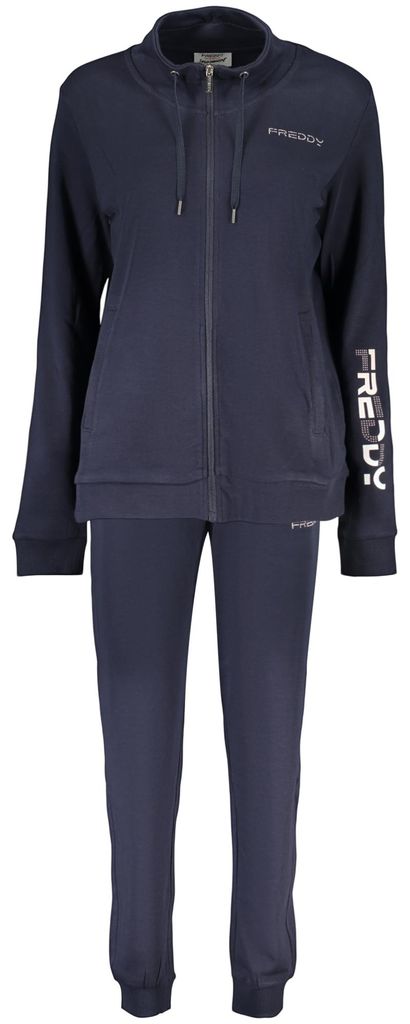 Damen-Sweatshirt & Hose Set - Blau, Bequem & Stilvoll