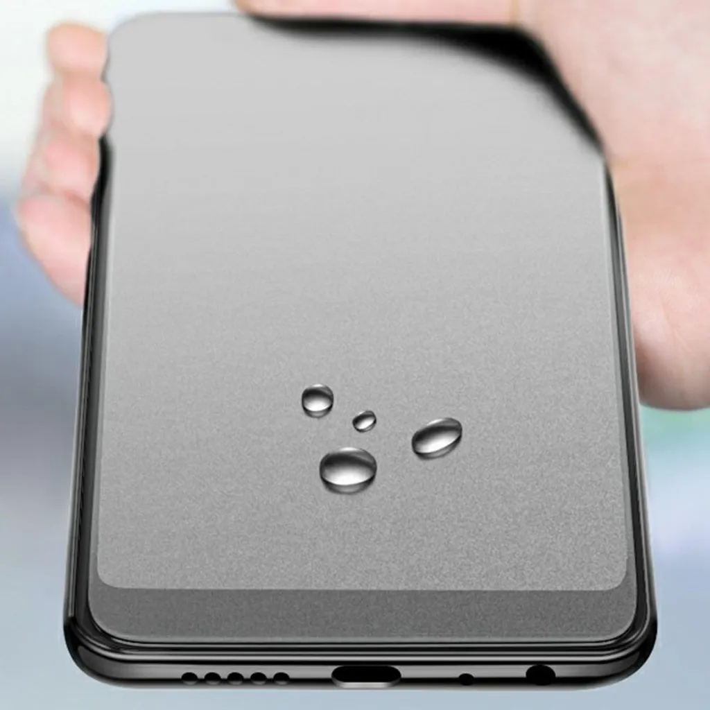 vetro temperato opaco 2,5D per l'iPhone 12 Pro Max - 4
