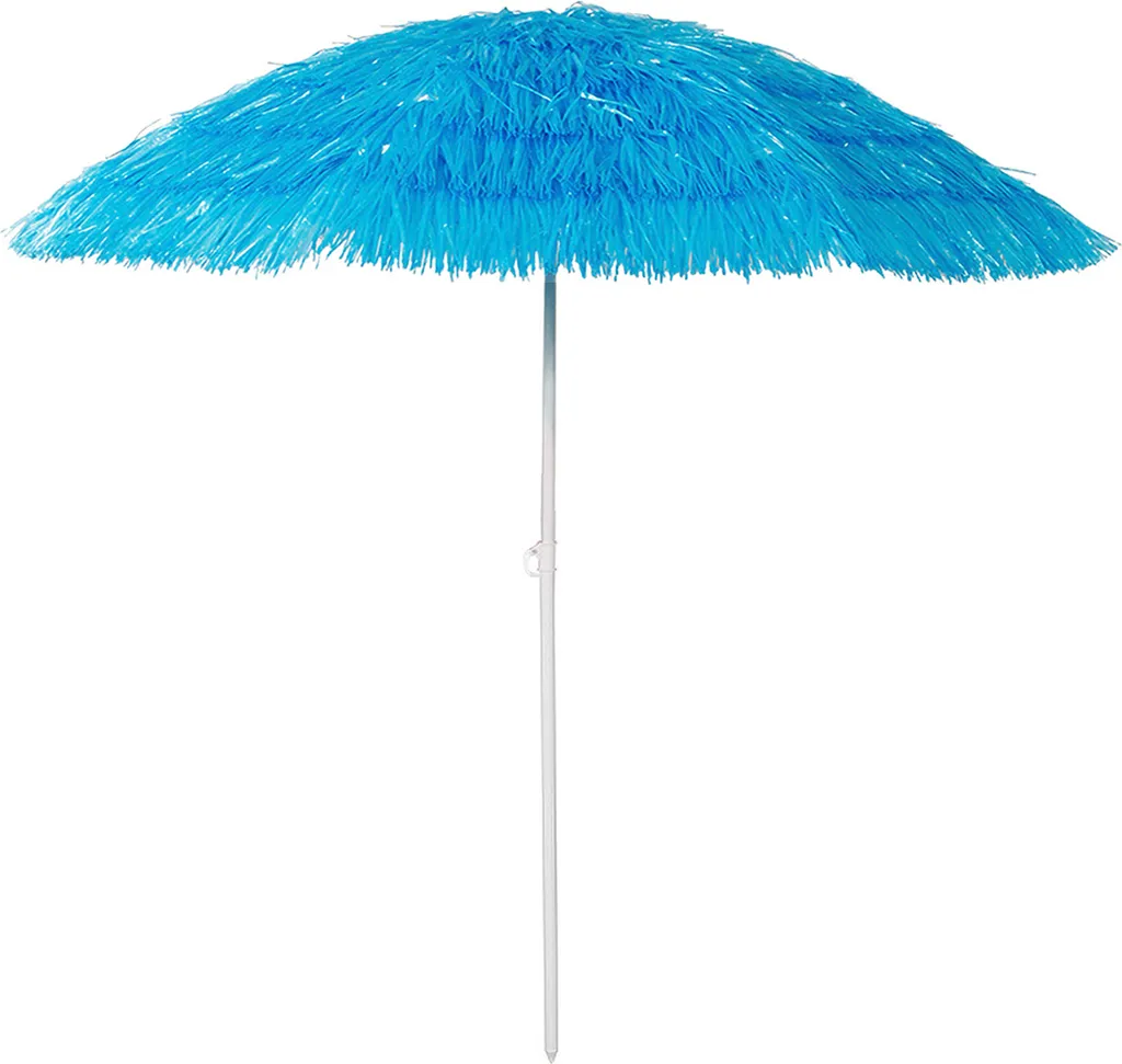 Ombrellone da Spiaggia Hawaii Blu 1,6m | Parasole Inclinabile Anti-UV
