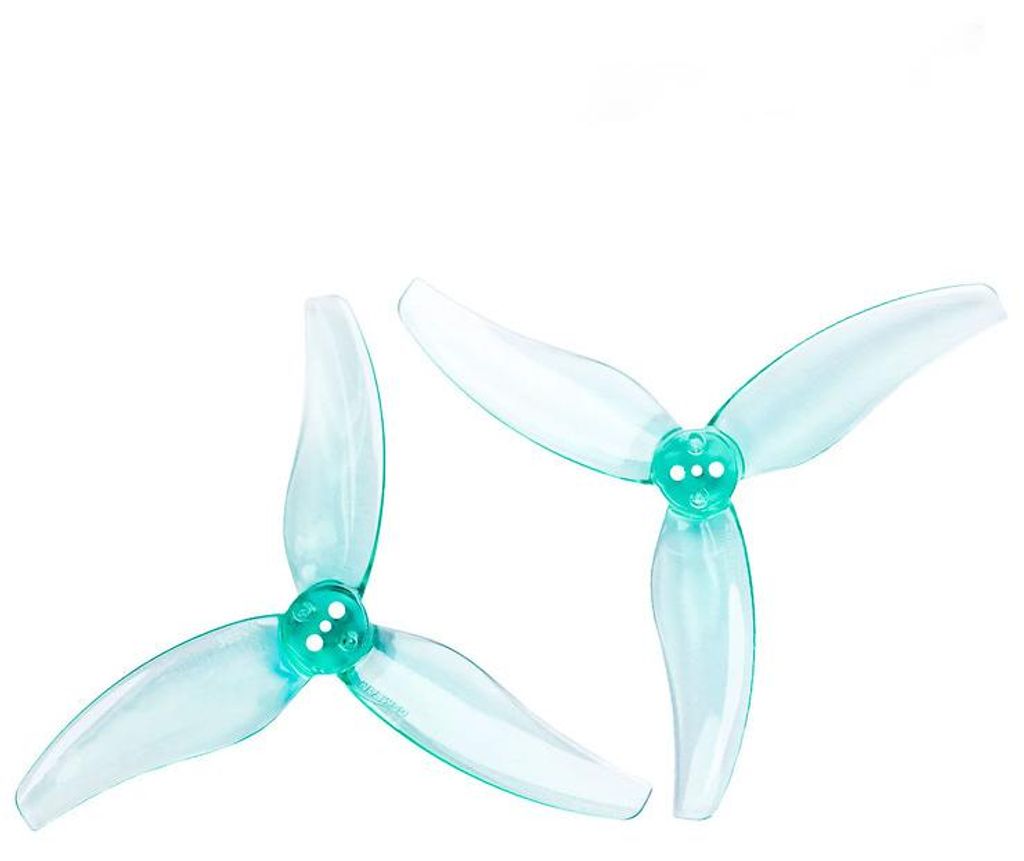 Gemfan Hurricane 3630-3 3.6 Zoll 3-Blatt Propeller Clear Green (2CW+2CCW)